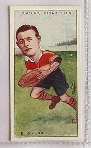 E Myers Bradford Footballers Caricatures 1926 John Player Cigarette Card (B5) - Bild 1 von 1