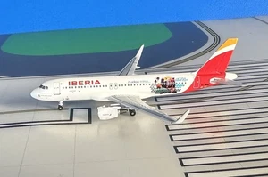 Iberia Airbus A320-214 EC-MCS Puerto Rico 1:400 diecast Aeroclassics - Picture 1 of 2