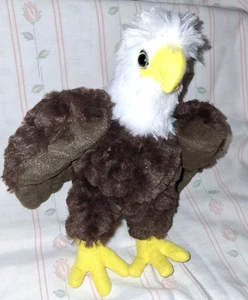 Wild Republic Weißkopfseeadler weich, braun weiß Plüschtier Stofftier 9 Zoll schön - Bild 1 von 8