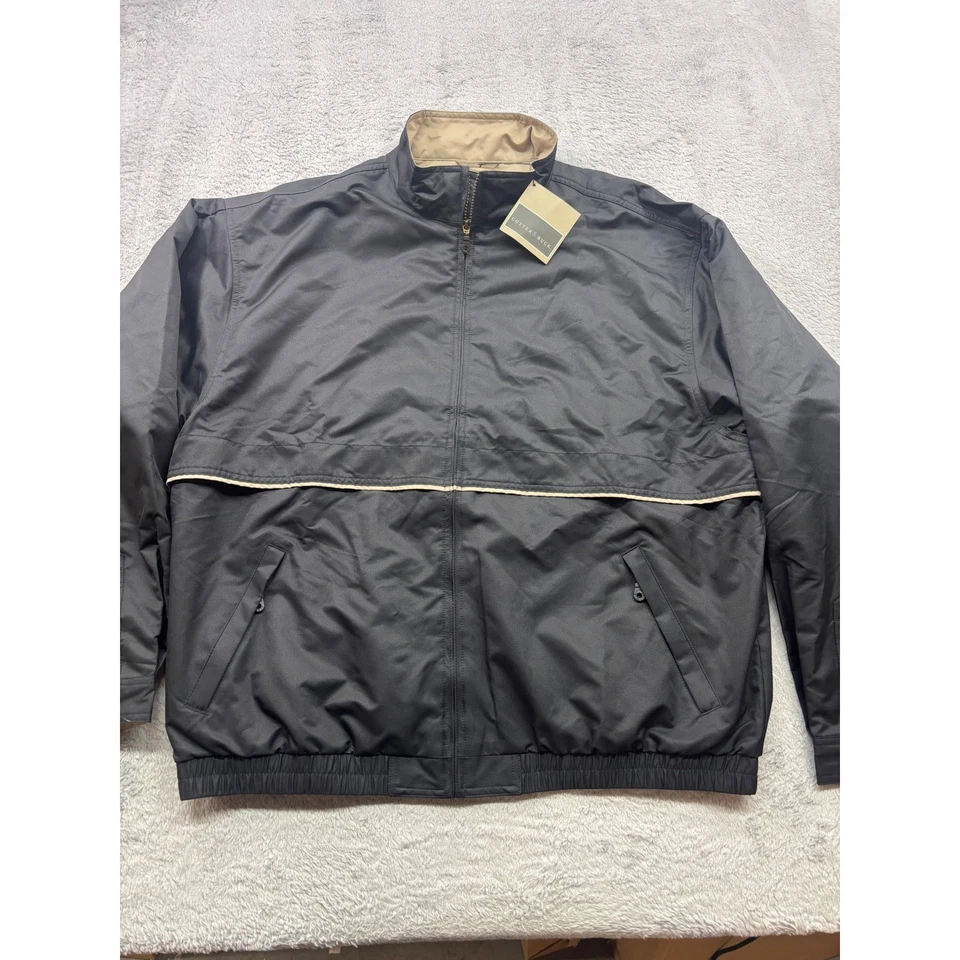 Cutter & Buck Mens XL Black Zip Up Golf Jacket Guardian Lightweight Outerwear - Image 1 of 4