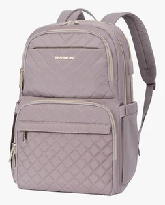 15.6 Inch Laptop Backpack for Women Work Bag Fashion with USB Port, Waterproof - Picture 1 of 7