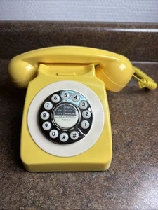 Vintage Rotary Phones Landine Telephone 1960s Style Old Fashioned Desk Corded... - Zdjęcie 1 z 5