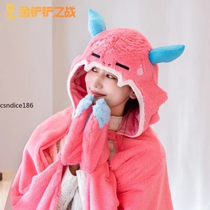 League of Legends Plush Cute Game Character Cloak Pink Office Shawl New Unisex - Picture 1 of 9
