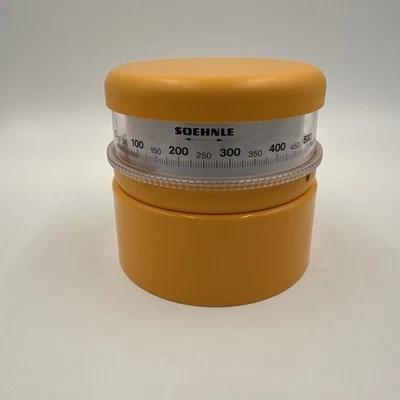 Винтажные кухонные пищевые весы Soehnle желтые граммы Германия - Изображение 1 из 4