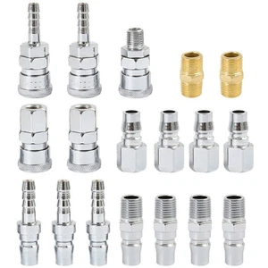 18pcs Pneumatic Connectors for Air Tools with High Pressure Resistance - Picture 1 of 16
