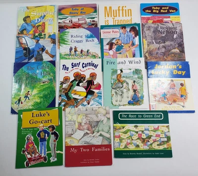Lot of 15 Rigby PM Story Books Readers Early Learning Homeschooling - Image 1 of 4