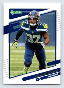 2021 Donruss Quandre Diggs #33 Football Seattle Seahawks - Picture 1 of 2