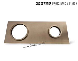 Crosswater Back Plate Brushed Finish Back Plate PRO121WNC V Finish - PRO121 BPV - Bild 1 von 6