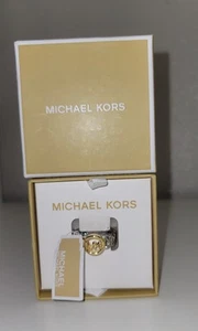 Michael Kors MK Logo Ring MKJX0099A9318 Größe 8 EINZELHANDELSPREIS $ 75 Neu im Karton - Bild 1 von 5