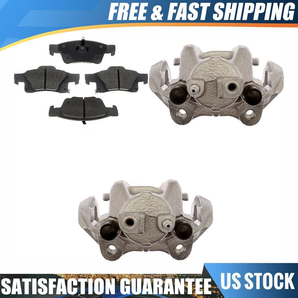 3 Raybestos Rear Brake Pad Brake Caliper Fits Jeep Grand Cherokee 2011 2012 2013 - Image 1 of 4