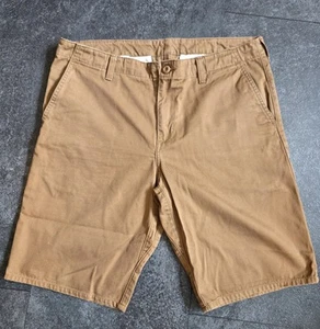 Pantalones Cortos Carhartt WIP Club Para Hombre Beige Cintura 33 Estilo Chino Regular - Imagen 1 de 8
