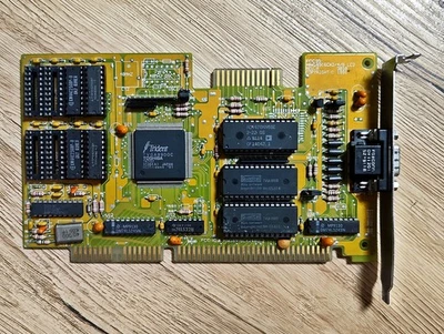 Trident TVGA8900C 512K 16 bit ISA VGA HNG8916CX2/4/8 Vintage Video Graphics Card - Image 1 of 4