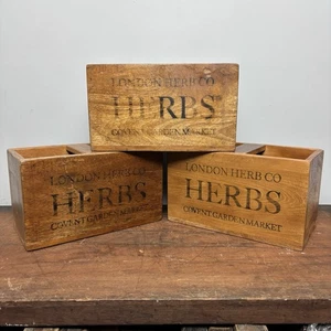 Covent Garden’s Wooden Crate - Rustic Wooden Storage Box - £24.99 Each - Picture 1 of 6