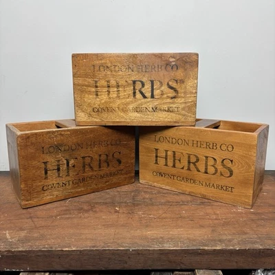 Covent Garden’s Wooden Crate - Rustic Wooden Storage Box - £24.99 Each - Image 1 of 4