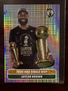 2024-25 Panini Basketball Foil Sticker #32 Jaylen Brown - Boston Celtics - Foto 1 di 2