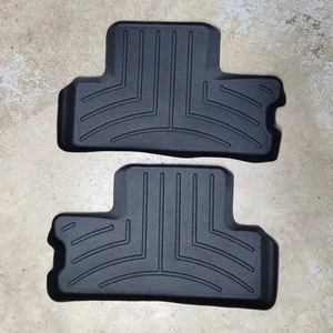 Par de alfombrillas traseras e izquierda derecha WeatherTech 441362 R00184 negras - Imagen 1 de 3