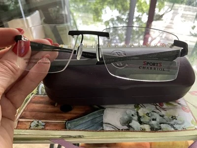 ПОДЛИННАЯ оправа для очков Charriol SportTitanium SP 23031 A 55 17France новая с ценниками - Изображение 1 из 4