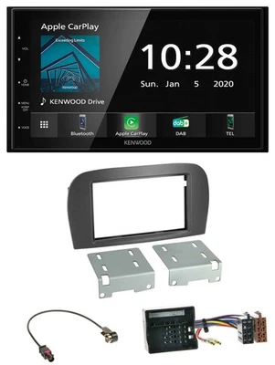 Kenwood Bluetooth MP3 DAB USB 2DIN Autoradio für Mercedes SL-Klasse R230 2006-20 - Bild 1 von 4