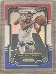 Panini Prizm 2023-24 - Anthony Edwards #108 rojo blanco y azul Prizm - Imagen 1 de 2