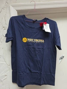 West Virginia University T shirt womens medium New With Tags 2003 - Picture 1 of 10