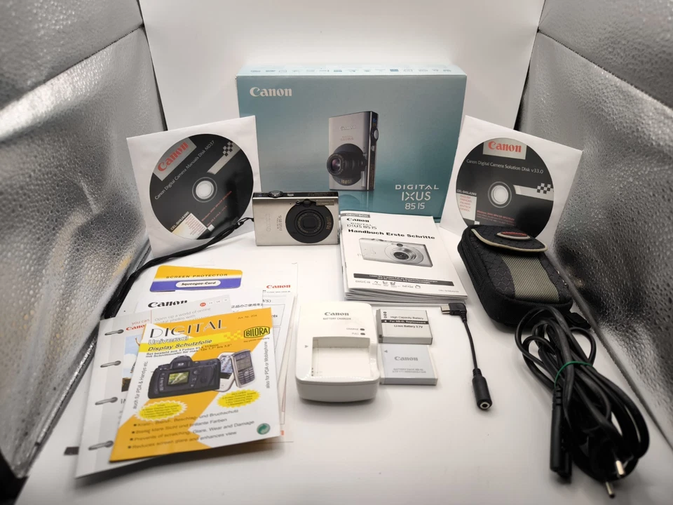 Canon IXUS 85 IS Digitalkamera 10 MP 3-fach opt. Zoom Ersatzteile Defekt Lesen - Bild 1 von 3