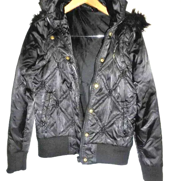 ST5BSM - Hustler Hardcore WOMAN'S COAT Sz M Vest Jacket Woman's Bomber Jacket - Image 1 of 4