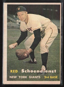 1957 Topps #154 Red Schoendienst (crease)(VG) - Picture 1 of 2