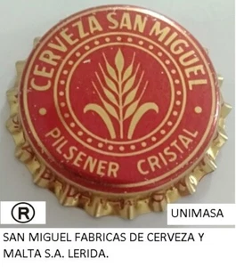 chapa kronkorken tapon corona tappi capsule bottle cap. cerveza beer bier biere - Imagen 1 de 2