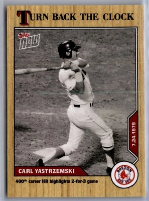2020 Topps Now Turn Back the Clock #116 Carl Yastrzemski Boston Red Sox - Image 1 of 2