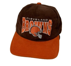 Rare Vintage 90s Starter Cleveland Browns Spellout Script Strapback Hat Cap - Picture 1 of 10