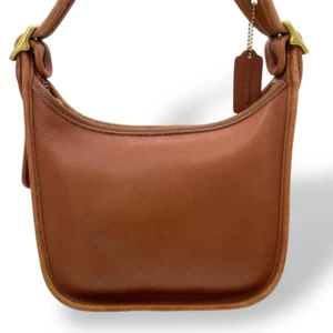 Bolso Bandolera de Hombro Vintage COACH 9950 Janice Legacy Cuero Marrón Hecho en EE. UU. - Imagen 1 de 9