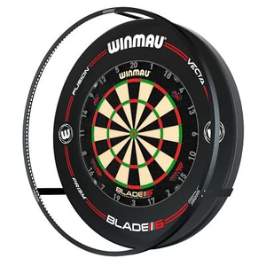 Winmau Plasma Dartboard Surround Light & Pro-line Original Black Surround Bundle - Bild 1 von 14