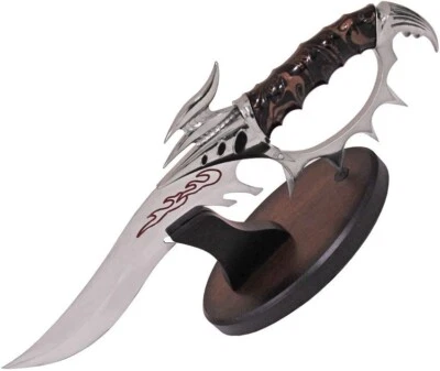 Rite Edge Talon Dagger Fixed-Blade Knife 9" 420 Steel Blade ABS Handle w/Stand - Image 1 of 3