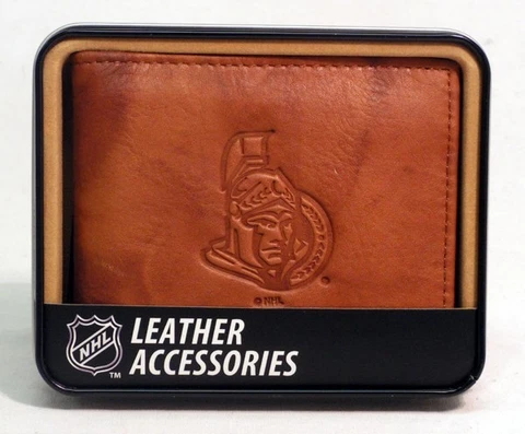 Ottawa Senators NHL Embossed Leather Billfold Wallet FREE US SHIPPING Cover