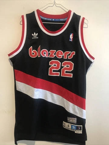 Portland Trail Blazers #22 Drexler 87-88 Adidas Swingman Jersey S-Nice Condition Cover