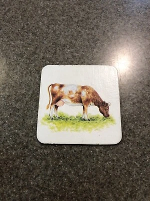 Tarjeta de repuesto de memoria Milton Bradley Animal Families 1980 de colección vaca mamá Foto 1 de 2