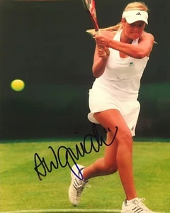 Foto de tenis 8x10 firmada por Aleksandra Wozniak - Imagen 1 de 1