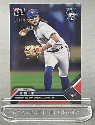 Bo Bichette 2023 Topps NOW All-Star Game Seattle ASG-BB Red Parallel 10/10 - Image 1 of 4