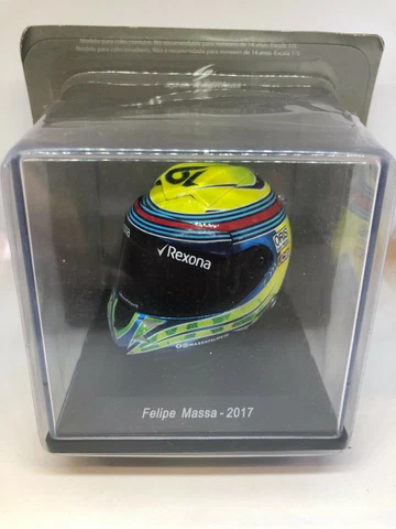FELIPE MASSA WILLIAMS MERCEDES 2017 FORMULA 1 MINI HELMET (SCALE 1:5) BRAND NEW Cover