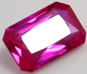 Natürlicher zertifizierter 24,05 ct Utah roter Beryll Bixbite 19x13 mm Smaragd unbeheizte Edelsteine - Bild 1 von 6