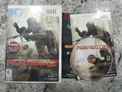 Greg Hastings Paintball 2 Nintendo Wii Video Game With Manual - Image 1 of 2