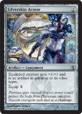 SILVERSKIN ARMOR X4 4 4X Mirrodin Besieged MTG Magic the Gathering Cards DJMagic
