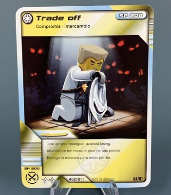 2011 Lego Ninjago Card #4621811 64/81 Trade Off Masters of Spinjitzu TCG - Image 1 of 2
