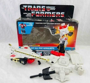 Transformers Original G1 1986 Aerialbot Silverbolt Complete Superion w/ Box - Picture 1 of 7
