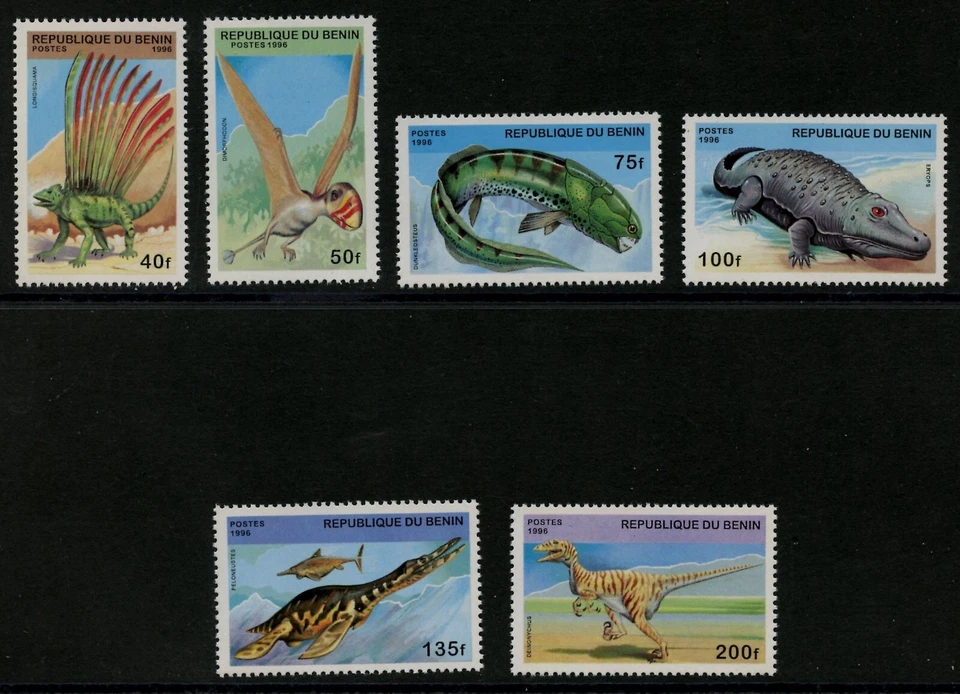 BENIN 884-89, 1996 PREHISTORIC ANIMALS, MNH (BEN383K) - Image 1 of 1