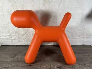 Orange Eero Aarnio Puppy Me Too Collection Magis Italy Medium Dog 22" x 17" - Picture 1 of 13