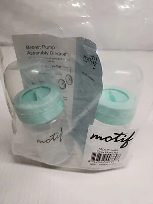 Juego de 2 contenedores de bombeo Motif Luna Milk Collection de 5 oz  Foto 1 de 4