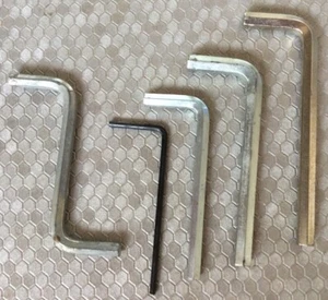 5 Piece IKEA ALLEN HEX KEY Set (1) Various Sizes Colours May Vary - Picture 1 of 3