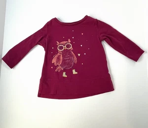 Carter's Niña Pullover "Búho" Sudadera Top 18 Meses Manga Larga - Usado - Imagen 1 de 11