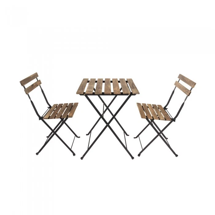 GRINDI Balkon-Set Möbel-Set Bistro-Set Gartengruppe Gartenmöbel Holz - Liko I